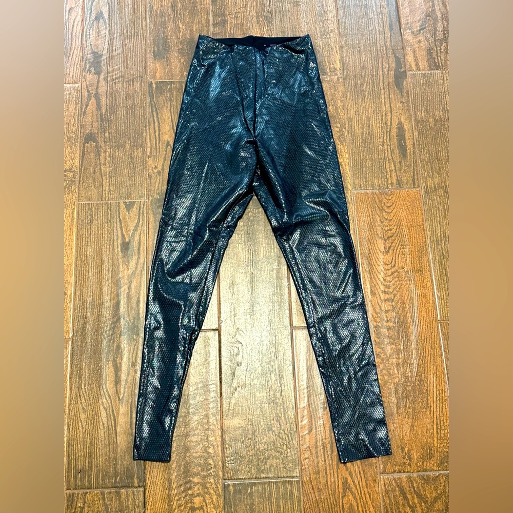 Leggings Commando Python Print Faux Leather High … - image 1